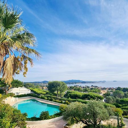 Magnifique Appartement Vue Mer - Grande Terrasse Et Piscine バンドール エクステリア 写真