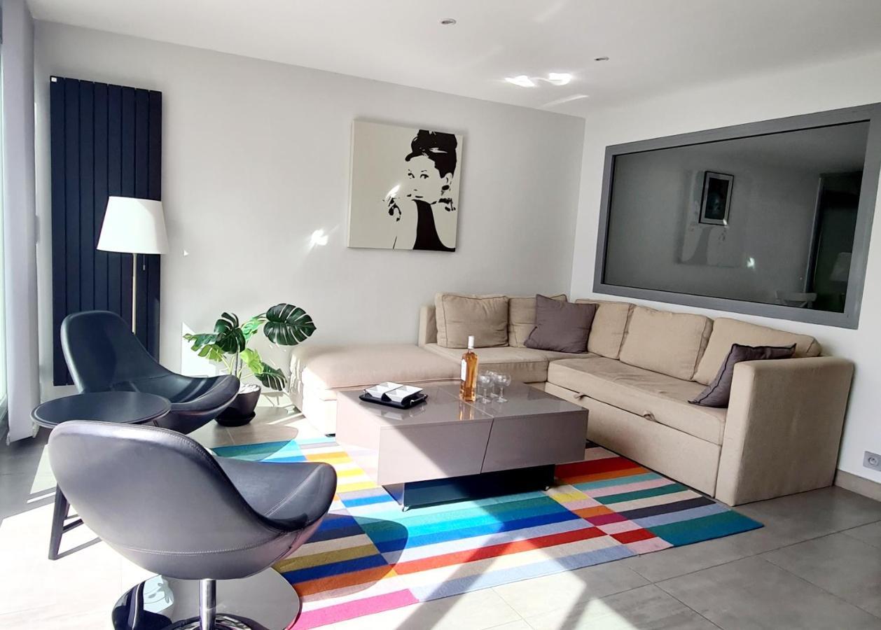 Magnifique Appartement Vue Mer - Grande Terrasse Et Piscine バンドール エクステリア 写真